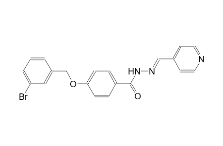 benzoic acid, 4-[(3-bromophenyl)methoxy]-, 2-[(E)-4-pyridinylmethylidene]hydrazide