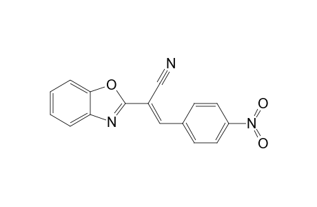 (E)-2-(1,3-Benzoxazol-2-yl)-3-(4-nitrophenyl)acrylonitrile