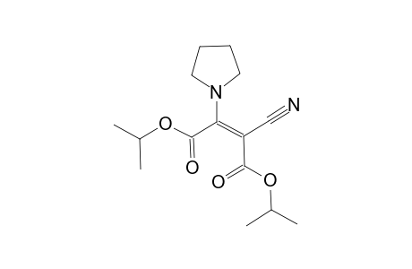 Diisopropyl 2-cyano-3-(pyrrolidin-1'-yl)but-2-ene-1,4-dioate
