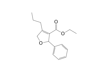 2-Phenyl-4-propyl-2,5-dihydrofuran-3-carboxylic acid ethyl ester