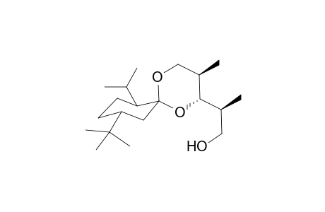 3'-tert-Butyl-6'-isopropyl-4-(2-hydroxyprop-2-yl)-5-methylspiro[dioxalane-2,1'-cyclohexane]