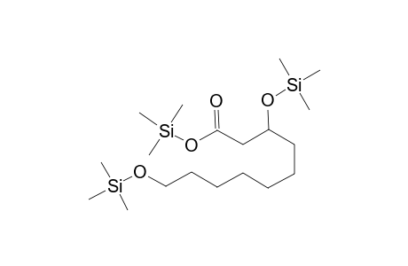 Decanoic acid <3,10-dihydroxy->, tri-TMS