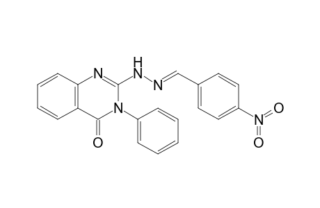 4-Nitrobenzaldehyde N-(3-phenyl-4-oxoquinazolin-2-yl)-hydrazone