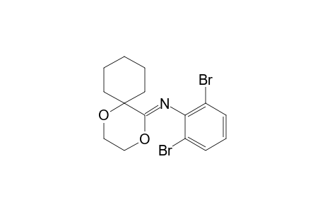 (1,4-DIOXA-SPIRO-[5.5]-UNDEC-5-YLIDENE)-2,6-DIBROMOPHENYLAMINE