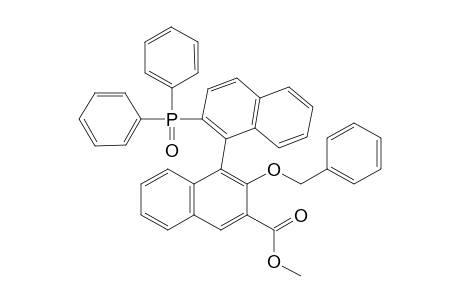 (R,S)-3-Methoxycarbonyl-2-benzyloxy-2'-(diphenylphosphinyl)-1,1'-binaphthalene