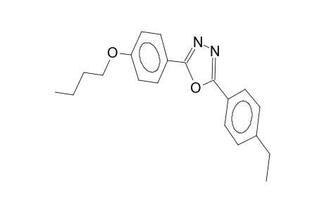 2-(4-butoxyphenyl)-5-(4-ethylphenyl)-1,3,4-oxadiazole