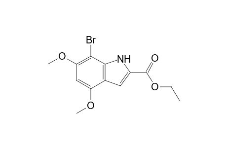 Ethyl 7-bromo-4,6-dimethoxyindole-2-carboxylate