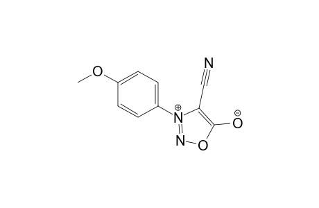 4-cyano-3-(4-methoxyphenyl)-1,2,3-oxadiazol-3-ium-5-olate