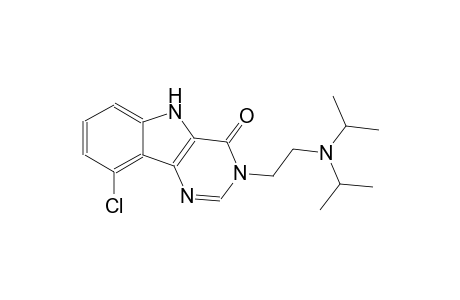 9-chloro-3-[2-(diisopropylamino)ethyl]-3,5-dihydro-4H-pyrimido[5,4-b]indol-4-one