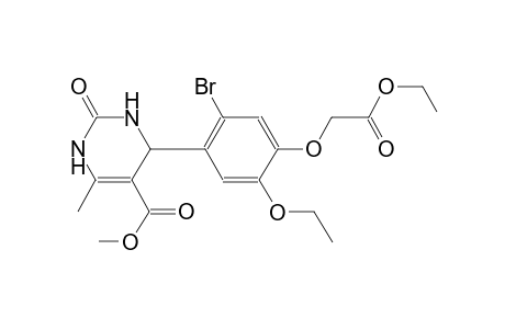 methyl 4-[2-bromo-5-ethoxy-4-(2-ethoxy-2-oxoethoxy)phenyl]-6-methyl-2-oxo-1,2,3,4-tetrahydro-5-pyrimidinecarboxylate