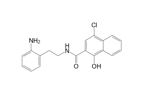 2-Naphthalenecarboxamide, N-[2-(2-aminophenyl)ethyl]-4-chloro-1-hydroxy-