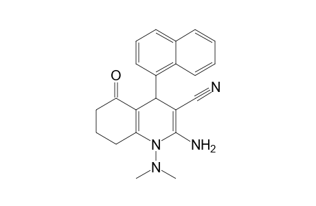 2-Amino-1-(dimethylamino)-4-(1-naphthalenyl)-5-oxo-4,6,7,8-tetrahydroquinoline-3-carbonitrile