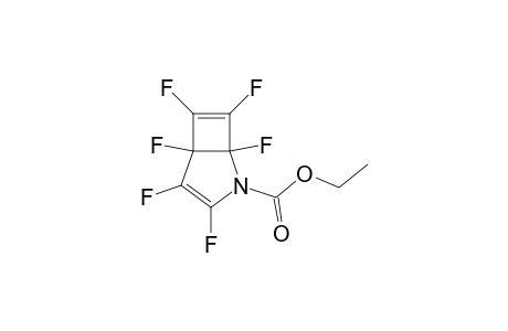 2-Azabicyclo[3.2.0]hepta-3,6-diene-2-carboxylic acid, 1,3,4,5,6,7-hexafluoro-, ethyl ester