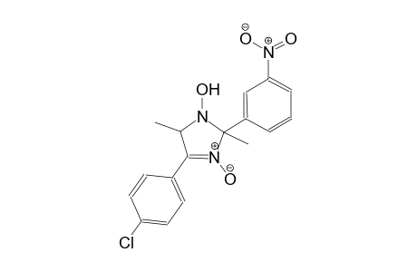 4-(4-chlorophenyl)-2,5-dimethyl-2-(3-nitrophenyl)-2,5-dihydro-1H-imidazol-1-ol 3-oxide
