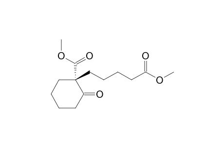 (1R)-1-(5-methoxy-5-oxopentyl)-2-oxo-1-cyclohexanecarboxylic acid methyl ester