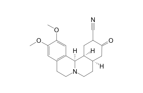 1H-Dibenzo[a,h]quinolizine-2-carbonitrile, 2,3,4,4a,5,6,8,9,13b,13c-decahydro-11,12-dimethoxy-3-oxo-, (4a.alpha.,13b.alpha.,13c.alpha.)-