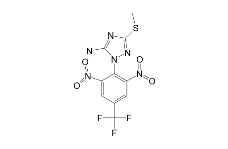 5-AMINO-1-(2,6-DINITRO-4-TRIFLUOROMETHYLPHENYL)-3-METHYLTHIO-1H-1,2,4-TRIAZOLE