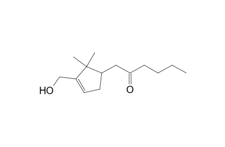2-Hydroxymethyl-3,3-dimethyl-4-(pentanoylmethyl)cyclopent-1-ene