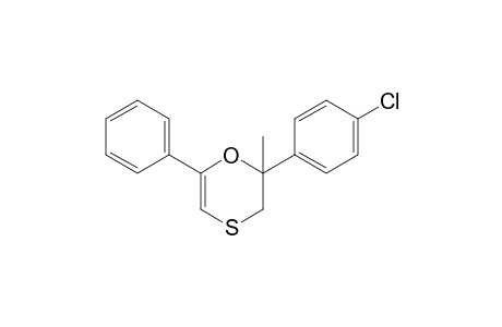 2-(4-Chlorophenyl)-2-methyl-6-phenyl-3H-1,4-oxathiin
