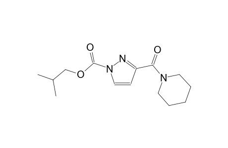isobutyl 3-(1-piperidinylcarbonyl)-1H-pyrazole-1-carboxylate