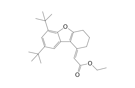 ethyl (E)-2-[6,8-Di-tert-butyl-3,4-dihydrodibenzo[b,d]furan-1(2H)-ylidene]acetate