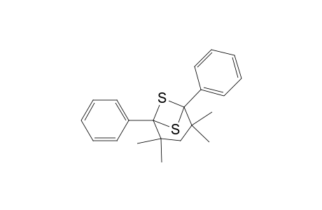 2,2,4,4-tetramethyl-1,5-diphenyl-6,7-dithiabicyclo[3.1.1]heptane