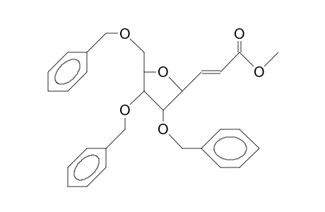 Methyl trans-4,7-anhydro-5,6,8-tri-O-benzyl-2,3-dideoxy-D-allo-octenonate-2