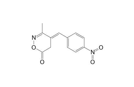 4-(4-Nitrobenzylidene)-3-methyl-4,5-dihydrooxazin-6-one