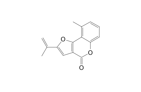 PTEROPHYLLIN-2;2-ISOPROPENYL-9-METHYLFURO-[3,2-C]-[1]-BENZOPYRAN-4-ONE