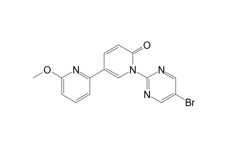 1-(5-Bromopyrimidin-2-yl)-5-(6-methoxypyridin-2-yl)pyridin-2(1H)-one