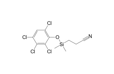 2,3,4,6-tetrachlorophenol cyanoethyldimethylsilyl ether