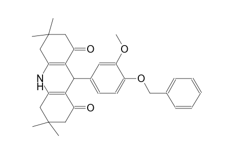 1,8(2H,5H)-acridinedione, 3,4,6,7,9,10-hexahydro-9-[3-methoxy-4-(phenylmethoxy)phenyl]-3,3,6,6-tetramethyl-