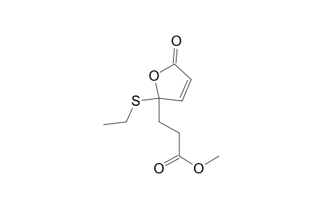 5-(ethylthio)-5-[2'(methoxycarbonyl)ethyl]furan-2(5H)-one