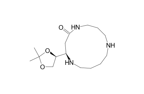 (2R)-2-[(4S)-2,2-dimethyl-1,3-dioxolan-4-yl]-1,5,9-triazacyclotridecan-4-one