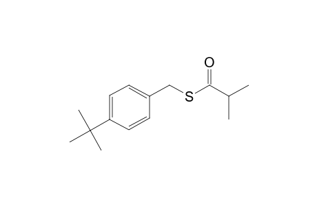 4-Tert-butylbenzyl mercaptan, S-(2-methylpropionyl)-