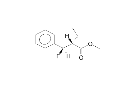 THREO-(METHYL 2-ETHYL-3-PHENYL-3-FLUOROPROPANOATE)