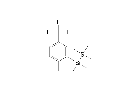 (5-(Trifluoromethyl)-2-methylphenyl)pentamethyldisilane