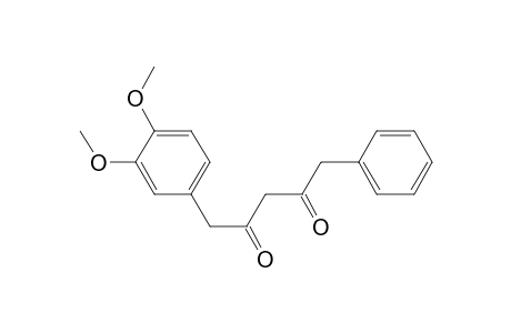 1-(3,4-dimethoxyphenyl)-5-phenyl-pentane-2,4-dione