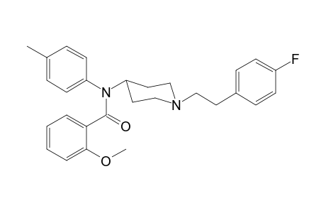 N-(1-[2-(4-Fluorophenyl)ethyl]piperidin-4-yl)-N-4-methylphenyl-2-methoxybenzamide