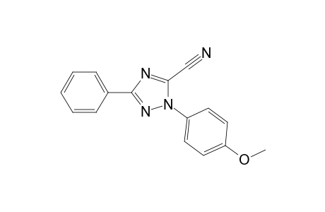 3-Phenyl-1-(p-methoxyphenyl)-5-cyano-1,2,4-triazole