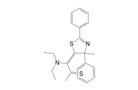 2-Propanethione, 1-(diethylamino)-1-(4-methyl-2,4-diphenyl-5(4H)-thiazolylidene)-