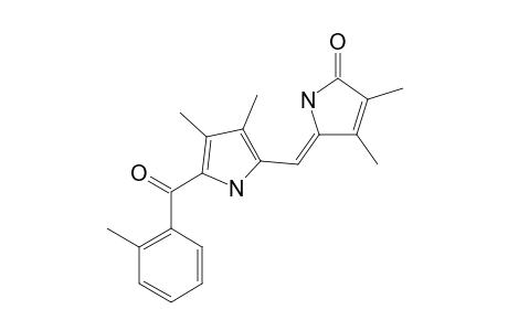 9-(2-METHYLBENZOYL)-2,3,7,8-TETRAMETHYLDIPYRRINONE