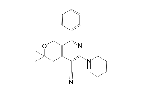 1H-pyrano[3,4-c]pyridine-5-carbonitrile, 3,4-dihydro-3,3-dimethyl-6-(pentylamino)-8-phenyl-