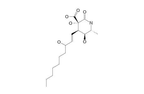 (3S,4R,5S,6R)-3,5-dihydroxy-4-[(E)-3-hydroxydec-1-enyl]-2-keto-6-methyl-nipecotic acid