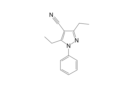 3,5-DIETHYL-1-PHENYLPYRAZOLE-4-CARBONITRILE