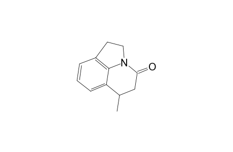 4H-Pyrrolo[3,2,1-ij]quinolin-4-one, 1,2,5,6-tetrahydro-6-methyl-