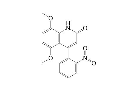 5,8-dimethoxy-4-(2-nitrophenyl)-1H-quinolin-2-one