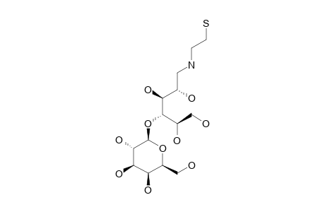 BETA-D-GALACTOPYRANOSYL-(1->4)-(1-DEOXY-D-GLUCITYL)-(1->N)-CYSTEAMINE