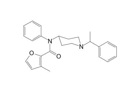 3-Methyl-N-phenyl-N-[1-(1-phenylethyl)piperidin-4-yl]furan-2-carboxamide