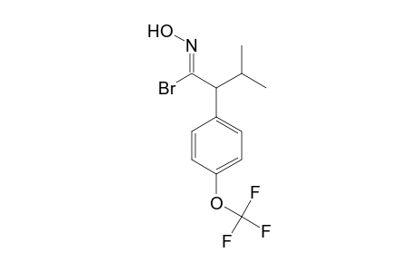 3-Methyl-2-(4-trifluoromethoxyphenyl)butanohydroximoyl bromide